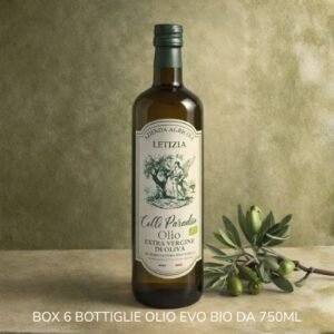 BOX 6×750 ml – Olio EVO BIO Letizia